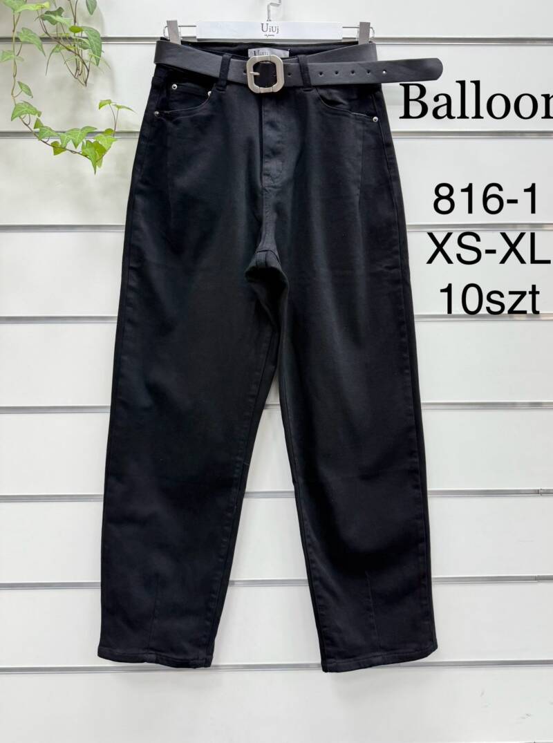 Spodnie damskie jeansy Roz XS-XL, 1 Kolor Paczka 10 szt